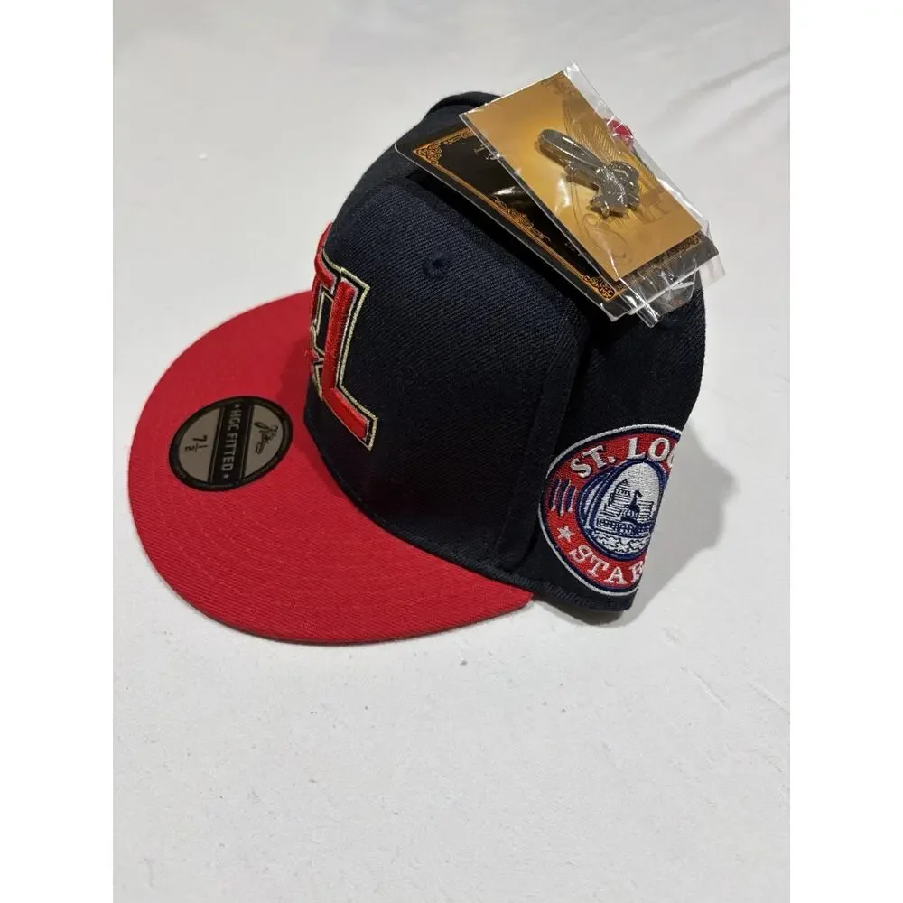 St Louis Stars Headgear Classic Fitted Hat Size 7 1/2 NWT With Hat Pin